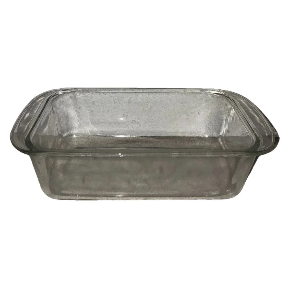 Glass Baking Dish‎ Lasagna Casserole Rectangle  8x5x3 1 qt Clear